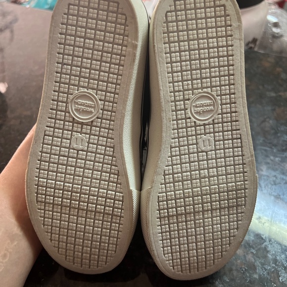 Kids Unisex Boys/Girls Wonder Nation Black Slip On Canvas Sneaker Shoes Sz 11 - Picture 7 of 7